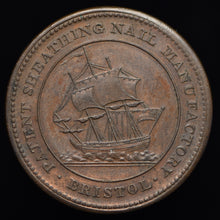 Load image into Gallery viewer, Bristol, Patent Sheathing Nail Manufactory W. 460