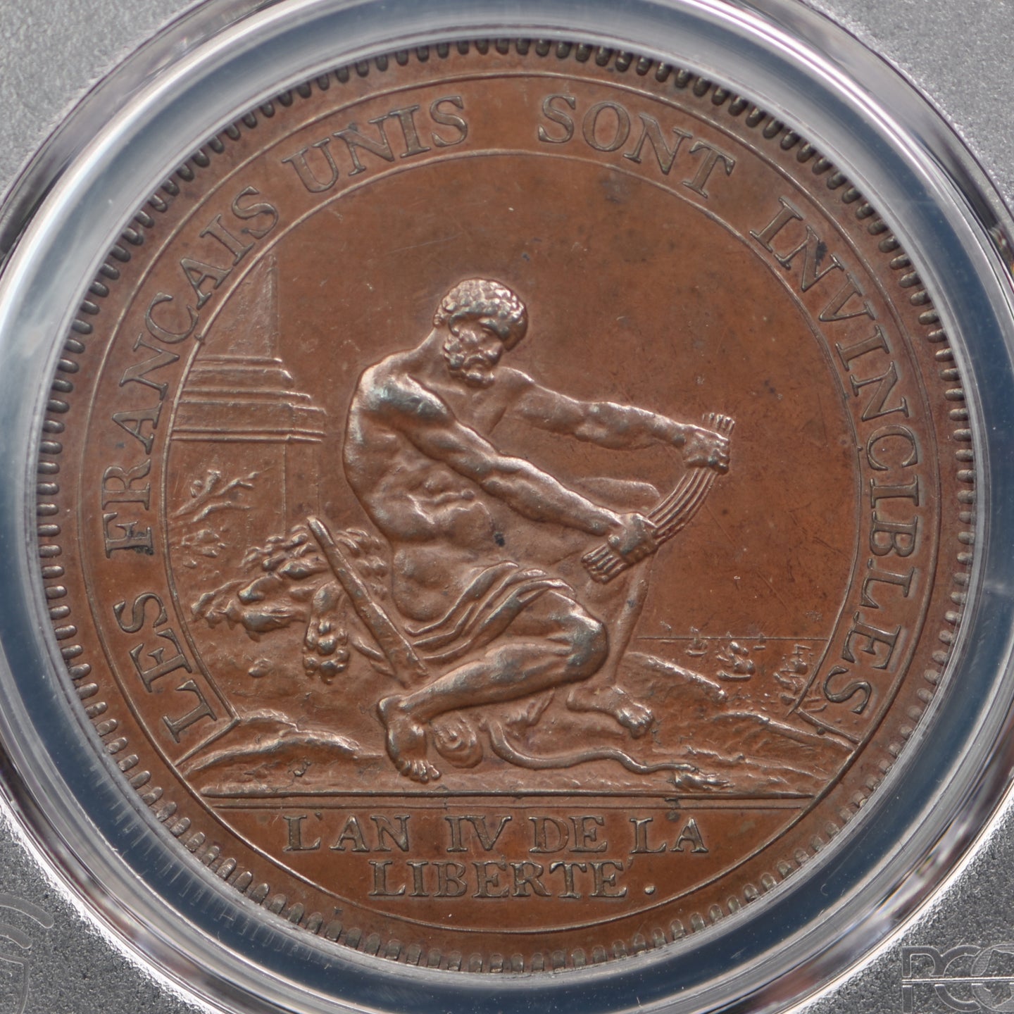 1792 France 5 Sol Hercules (Maz-163)