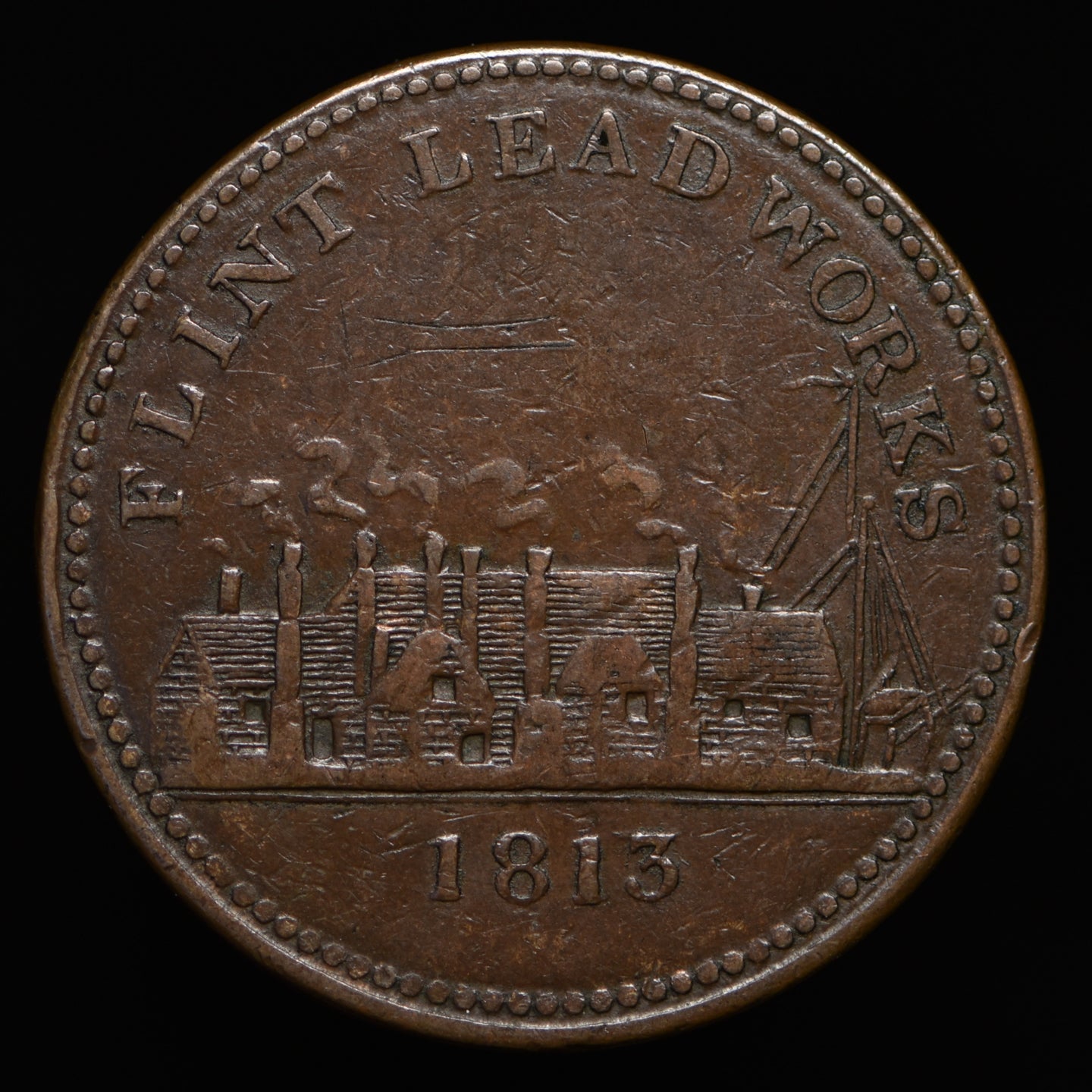 Wales, Flint, (W. 1320) Flint Lead Works