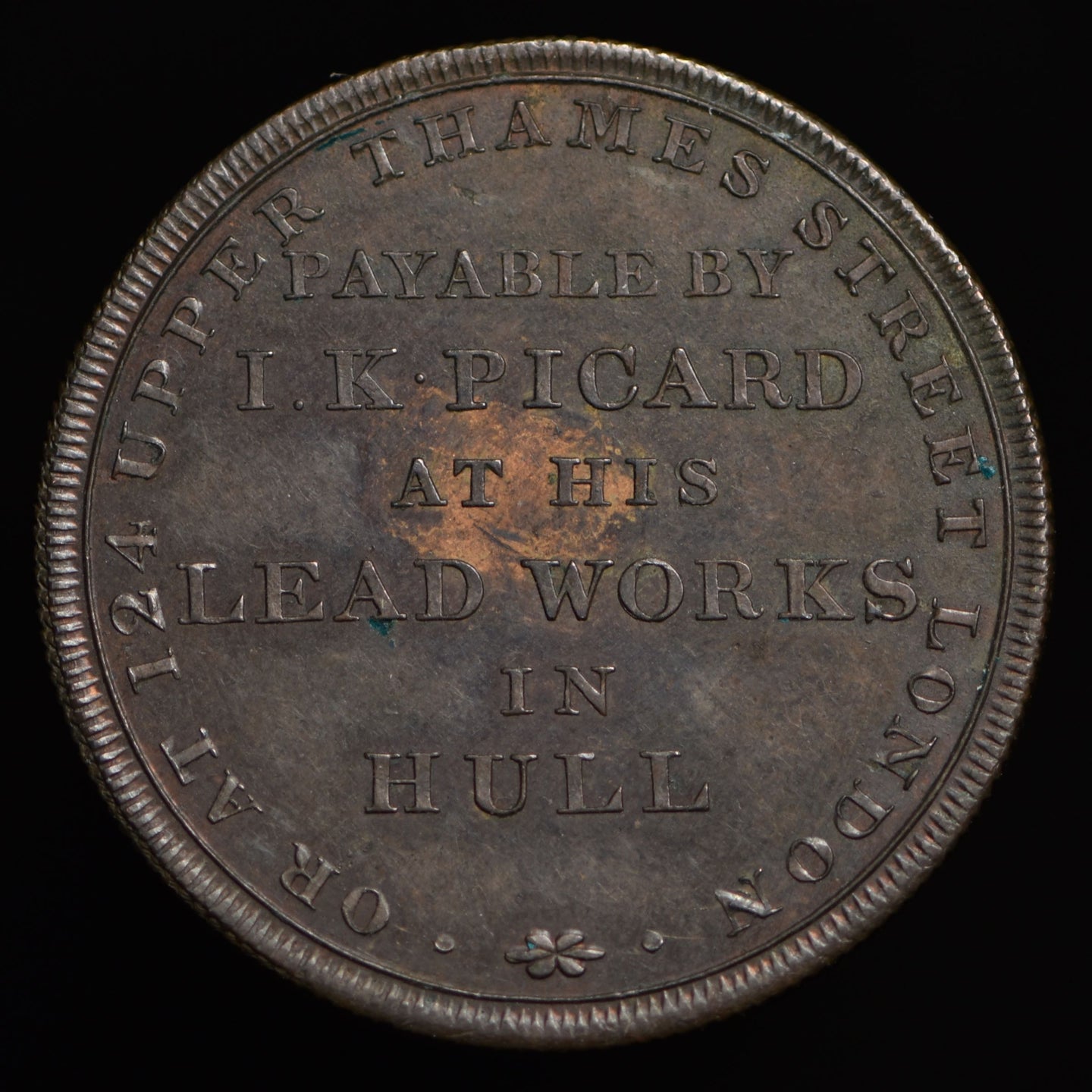 Hull, (W. 770) Lead Works, I K Picard
