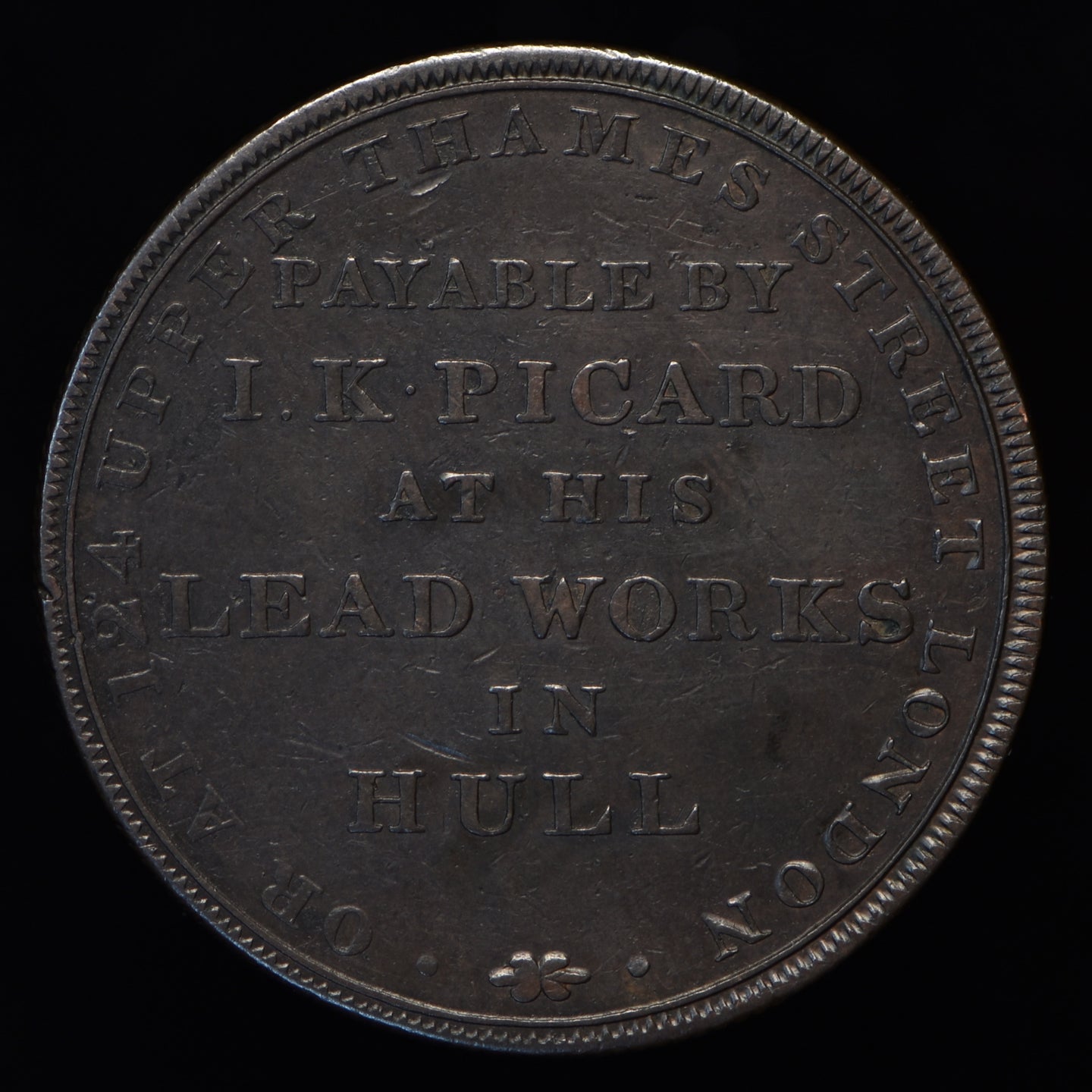 Hull, (W. 770) Lead Works, I K Picard